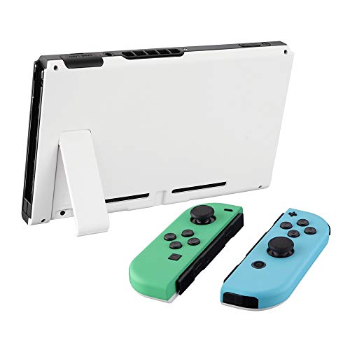 eXtremeRate DIY Replacement Shell Buttons for Nintendo Switch, Mint Green & Heaven Blue Back Plate for Switch Console, Housing Case with Buttons for Joycon Handheld Controller [Only Shell, NO Console] - color: Mint Green & Heaven Blue