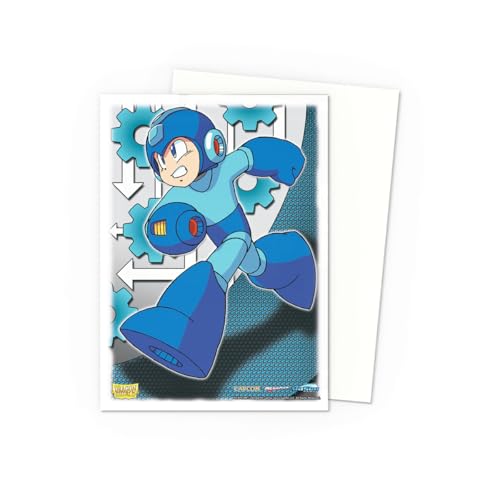 Dragon Shield | Matte Art Sleeves | 100 CT - Smooth & Tough Premium TCG Sleeves | Compatible with Pokemon, One Piece & Magic the Gathering | Mega Man Standard - color: Mega Man Standard