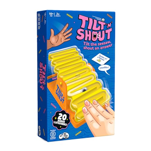 Big Potato Games Tilt 'N' Shout Party Game for 2 Players and Up, Ages 10+ | Answer Before the Ball Drops, No Knowledge Needed, 150 Categories, 2 Player Duel or Team Battle, Family Reunion Fun - style: Tilt 'n' Shout 2026 Edition