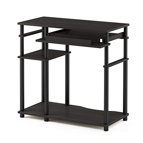 Furinno Abbott Computer Desk with Bookshelf, Espresso/Black - color: Espresso/Black, size: 19 Inch