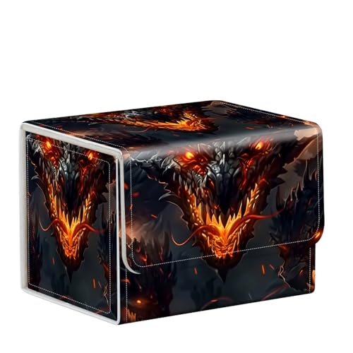 for Card Storage - High Capacity Anime Card Sleeves, Designed for Commander Decks - color: Demonic Dragons
