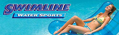 Swimline Inflatable Blackjack Game Table Raft with Waterproof Cards Green/Brown, 60"/40"/12" - style: Floating Blackjack Table W/ Waterproof Cards