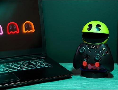 Cableguys Pac-Man Phone Holder & Controller Stand – Officially Licensed Retro Gaming Collectible Device Organizer