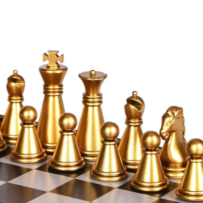 5" Mini Chess Set Travel Board Game with Magnetic Folding Chess Board Portable and Store Chess Pieces Pocket Chess Games for Kids and Adult,Easy to Carry