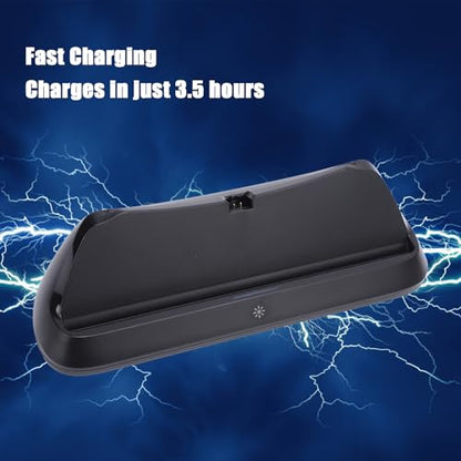 Yoidesu PS Portal Game Console Charger Dock, Stand with RGB Light Effect, Portable Game Console Charge Holder, Station for PS Portal (Black)