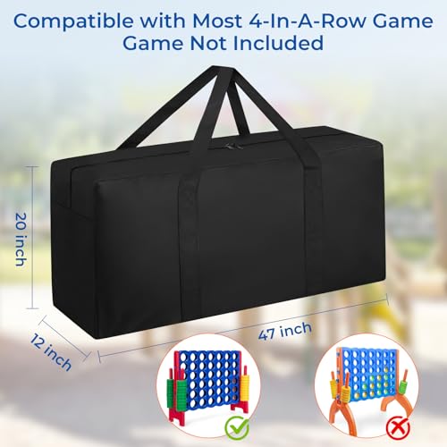 Large Carrying Bag Compatible with Giant 4 in a Row Game(Game Not Included)