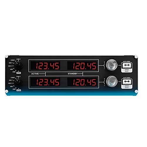 Logitech G USB Pro Flight Radio and Switch Panel Bundle