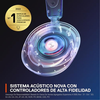 SteelSeries New Arctis Nova 1P Multi-System Gaming wired Headset — Hi-Fi Drivers — 360° Spatial Audio — Comfort Design — Durable — Lightweight—Noise-Cancelling Mic — PS5/PS4, PC, Xbox, Switch - Black - color: Black