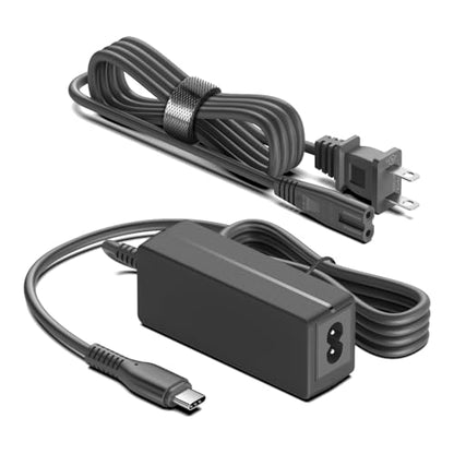 65W USB C Charger for TobenONE 18 in 1 Laptop Docking Station, ULANZI 40W Pro Portable LED Video Light, Laptop HP Omnibook 5 X 14 Next Gen AI PC UOWAMOU BTC501 BTC512 Dell 14 Plus Power Supply Cable