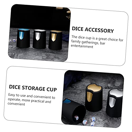 Toyvian 1pc Plastic Dice Cup Compact and Lightweight Shaker for Ktv and Party Games Easy to Clean Stable Dice Rolling Storage Accessory