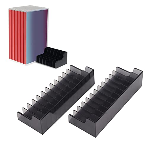 Estink Game Card Storage Stand 24-Slot ABS Tabletop Display Rack | Durable plastic , holds 12 cartridges and 12 discs, compact media shelf, fits Switch and Lite gaming setups,