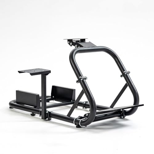 Dardoo Racing Simulator Cockpit Sim Racing Fit for Logitech G920 G29 G923 | for Thrustmaster T818 T248X T248 T300 TX, for Fanatec, Racing Simulator without Wheel Pedal Shifter Seat