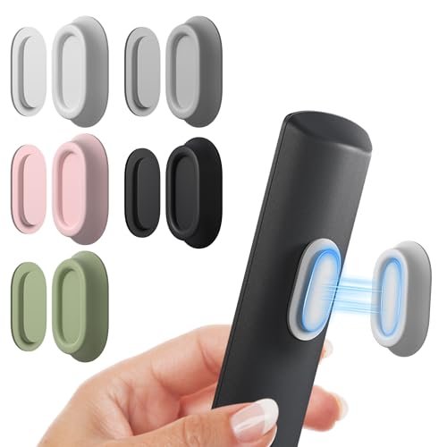 Magnetic Remote Control Holder Wall Mount for TV/Fan-5 Colors | No Drill Self-Adhesive TV Remote Holder for Bed, Silicone Remote Caddy, Bedside Organizer, RV Accessories - color: Multi