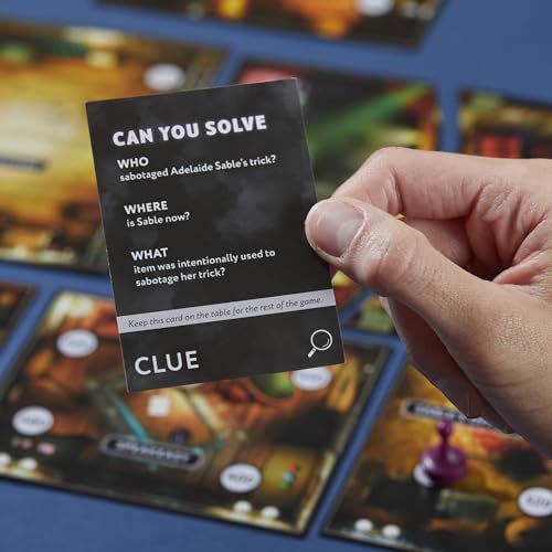 Clue Escape: The Illusionist’s Club Board Game | Escape Room Family Game | 1-Time Solve Mystery | Ages 10+ | 1-6 Players | Difficulty 4 | 90-120 Mins. (Amazon Exclusive) - style: The Illusionist’s Club
