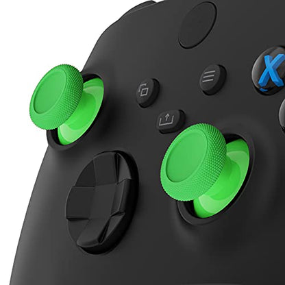 eXtremeRate Replacement Thumbsticks for Xbox Series X & S Controller, Joysticks Repair Kit for Xbox Wireless Controller, Custom Analog Stick Buttons for Xbox One S/X/Elite Controller - Green - color: Green