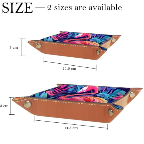 Flowers Leaves Flamingo Dice Tray Dice Rolling Tray Folding Dice Holder for Dice Games, Like RPG, DND and Other Table Games - color: Multi 7