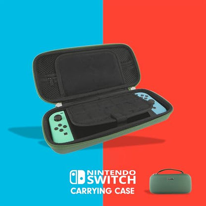 Sonix Carrying Case for Nintendo Switch 1, Protective Travel Case | Olive Green - color: Olive Green