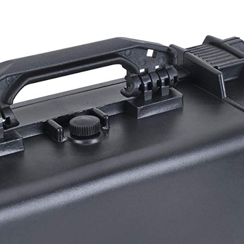 MEIJIA All Weather IP67 Waterproof Hard Camera Case,Hard Protective Case,Hard Case with Customizable Foam,Fit Use of Drones,Camera,Equipments,Pistols(Black,18.5 x14.06x6.93inches) - color: Black, size: 18.5 x14.06x6.93inches