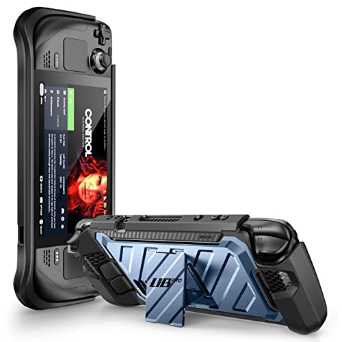 SUPCASE for Steam Deck 2022 Case with Kickstand (Unicorn Beetle Pro), [Military-Grade Protection] [Ergonomic Design] Dockable Integrated Cover Accessories for Steam Deck OLED 2023, Tilt | Built-in Kickstand, Military-Grade Protection, Ergonomic Design, Do