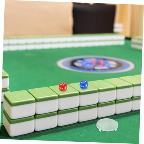 Abaodam Mahjong Machine Glass Cover Dice Lid Accessory Dice Storage for Chinese Mahjong