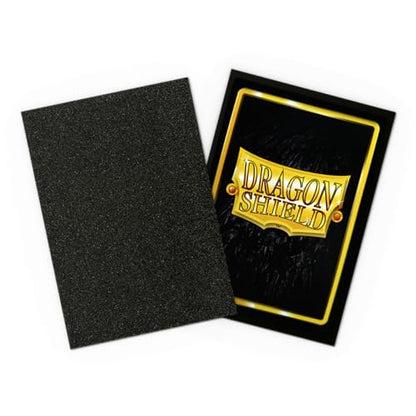 Dragon Shield | Japanese Size Card Matte Sleeves | 60 CT - Smooth & Tough Premium TCG Sleeves - Compatible with Yu-Gi-Oh, Naruto, Cardfight & Vanguard | Jet - color: Jet Matte
