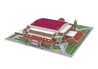 Pro Lion 3D Jigsaw Puzzle of Texas Tech Red Raiders Basketball Stadium - 81 Pieces | 2 Hour Build Time | Home of Texas Tech Basketball Team | NCAA Basketball Gifts for Boys, Men & Kids Aged 8 & Up - style: Home of Texas Tech Basketball team