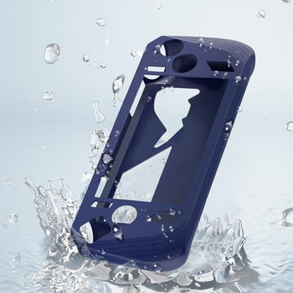 Protective Case for ASUS Rog Ally X 2024 Gaming Handheld,Game Console Silicone Protective Cover for Rog Ally X Accessories with Rocker Caps