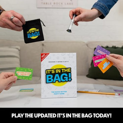 It’s in The Bag - Ultimate Family Game for Game Night, 3 Rounds of Wild Fun | New Redesign of the Viral Party Game for Adults, Groups, and Kids - 25-30 Minutes, 4+ Players