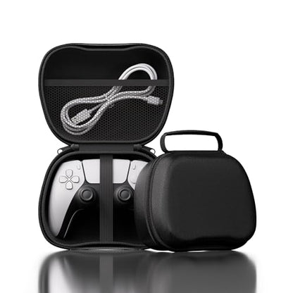 NQQNQQ 【1PACK Universal Game Controller Protective Case - Travel Storage Compatible with Xbox One, Xbox Series X/S, PS4, PS5, and Nintendo Switch Controllers - sturdy Carrying Case AA-B (Black)