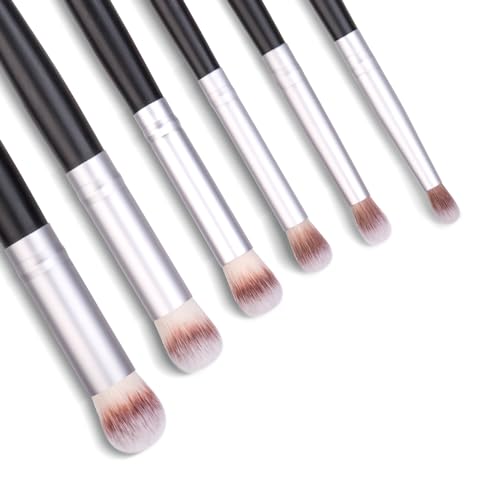 Drybrush Set - Premium Art Paintbrush Set for Miniatures,6 Different Sizes | Ultra-Soft Vegan Fibers,Banner Painting Supplies,Ideal for Detailing - style: 6P Black