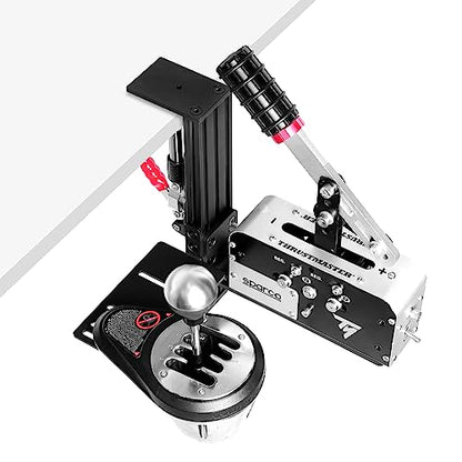 Racing Sim Shifter & Handbrake Desk Mount Clamp Compatible with Logitech G Driving Force, Thrustmaster TH8A, TH8S, TSSH, USB Handbrake (14/16/64 Bit) & G29/920/923, T248/300/500 Wheels (ONLY Clamp)