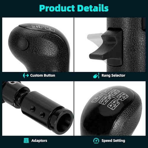 kelegaan USB Truck Simulator Shifter, Compatible with Logitech G25, G27, G29, G923, Thrustmaster TH8A Shifter, semi shifter for pc,Gear Shift Lever for ATS and ETS2 Games-PC Sim Racing Shifter