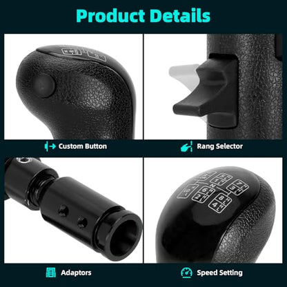 kelegaan USB Truck Simulator Shifter, Compatible with Logitech G25, G27, G29, G923, Thrustmaster TH8A Shifter, semi shifter for pc,Gear Shift Lever for ATS and ETS2 Games-PC Sim Racing Shifter