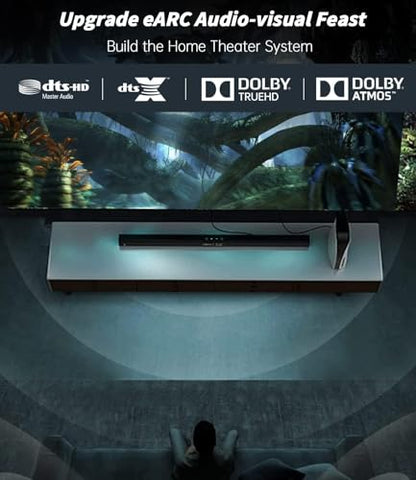 HDMI Switch 3 in 1 Out 8k@60HZ/ 4k@144HZ, HDMI Splitter UHD HDR 3D Compatible with PS5/Switch/Xbox/Steam Deck/PC/Streaming/HDTV/Monitor/Projector