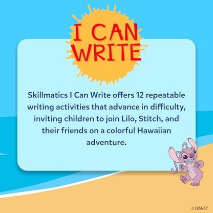 Skillmatics I Can Write Disney's Lilo & Stitch - Reusable Preschool Learning Activities, Educational Toy and Game, Back to School Supplies, Gifts for Students, Kids, Toddlers Ages 3, 4, 5, 6 - style: 9. I Can Write Disney's Lilo & Stitch