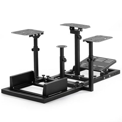 Marada Racing Simulator Cockpit Flight Simulation Adjustable Fit for Thrustmaster HOTAS Warthog, for Logitech G25 G27 G923 Racing wheel, Wheels,Pedals, Throttle, Joystick Not Included