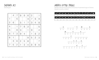 The Ultimate Fun Adult Activity Book: Logic Puzzles, Sudoku, Mazes, Word Searches, Crosswords, Acrostics, Coloring, and More!