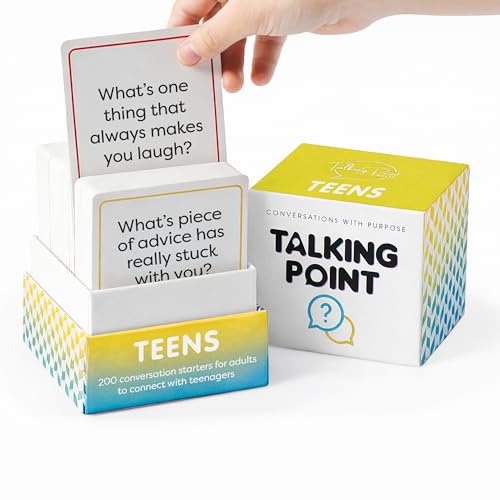 200 Conversation Cards for Teens - Deep Questions to Build Trust, Spark Self-Expression & Strengthen Bonds | for Parents, School Counselors, Therapists & Teachers