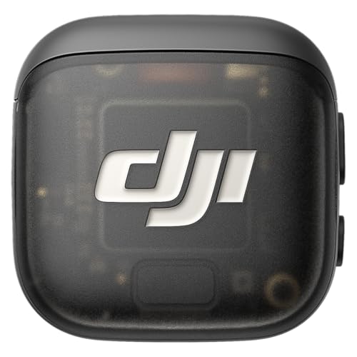 DJI Mic 3 Transmitter, Wireless Mini Mic for iPhone/Camera/Android | Lightweight & Intuitive, Lavalier Microphone, 32-bit Float, Integrated Timecode, Vlog, Interview, Streaming