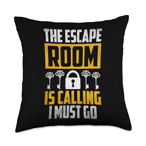 Escape Room Game Exit Game Escape Room Master Exit Game Throw Pillow - size: 18x18