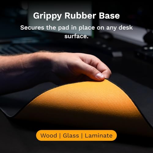 Glorious Gaming Mouse Pad GMP 2-3XL - Spill-Proof Mouse Pad, Optimised for Gaming Sensors, Balanced Surface for Speed & Control, Anti-fray Edges - 48" x 24" x 0.12" - Triple Extra Large Desk Mat