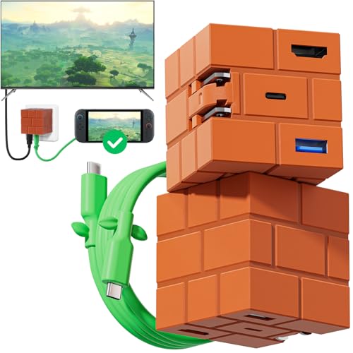 Switch 2 TV Dock for Nintendo 2025/OLED/Steam Deck, Switch 2 Docking Station for Travel, PD Fast Charger Hub&Dock with USB-C Cable/USB 3.0/4K@120Hz HDMI 2.1 Port - style: for Switch 2