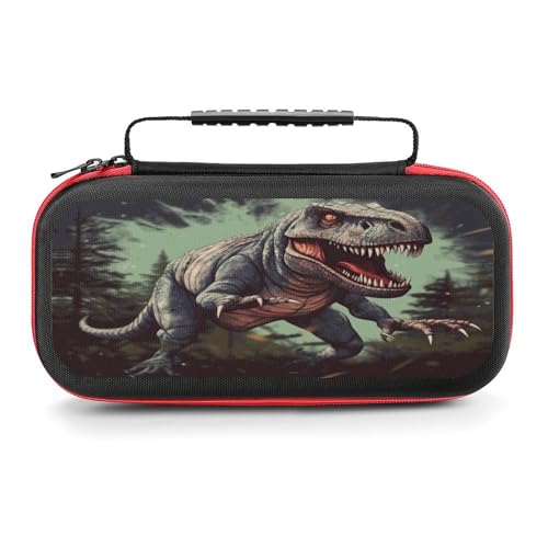 AoHanan Switch Carrying Case Dinosaur Switch Game Case with 20 Games Cartridges Hard Shell Travel Protection Storage for Console & Accessories - color: Dinosaur
