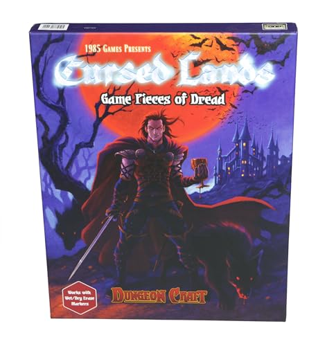 Dungeon Craft Cursed Lands Terrain Set for RPG & DND - 1000+ Double-Sided Dry/Wet Erase Tiles - Modular Battle Map Pieces for Tabletop Games & Dungeon Maps - style: Cursed Lands