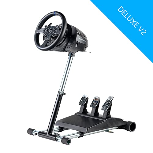 Wheel Stand Pro TX Deluxe V2 Racing Wheelstand Compatible With Thrustmaster T300rs, T500RS, T248, TX, TS-XW, TS-PC, TX Leather, T150 Pro, T-GT, T-GT II, T300GT and TMX/TM