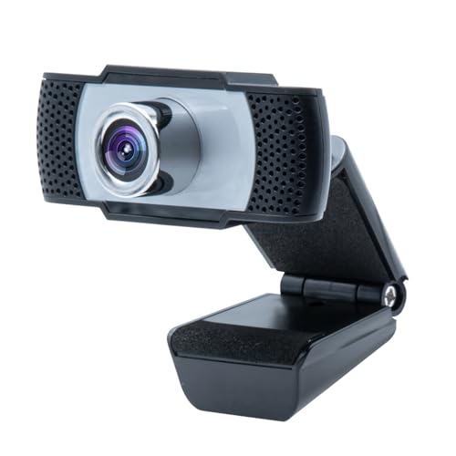 1080p Hd Webcam with Microphone, Wide Angle USB Computer Camera for Pc Mac Laptop, Plug and Play