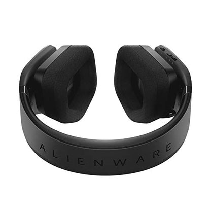 Alienware Wireless Gaming Headset–Aw988 –7.1 Surround Sound- RGB Alienfx -Boom Noise-Cancelling Mic -Sports Fabric Earcups -Works W/ PS4, Xbox One, Nintendo Switch & Mobile Devices Via 3.5mm Connector