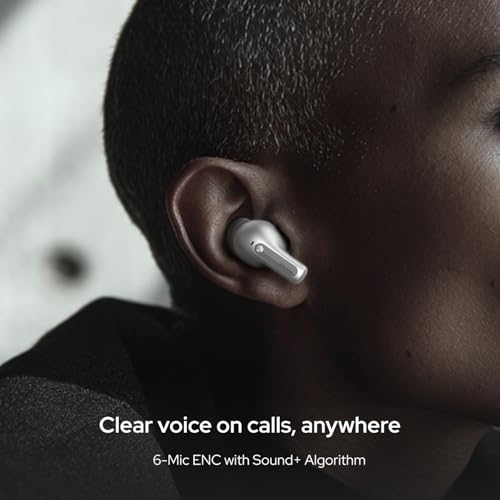 Noise Master Buds 2 with Sound by Bose (2026),51dB Adaptive ANC, Hi-Res LHDC Audio,360° Spatial Audio with Head Tracking, 6-mic ENC, Dual Pairing, Fast Charge & BT v6.1 (Carbon) - color: Carbon