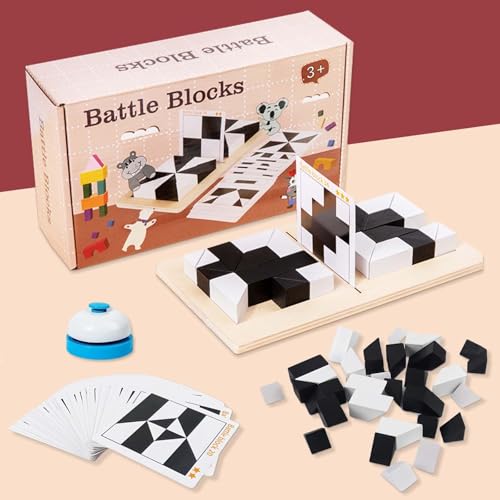 Block Puzzle, Battle Blocks Game, 40 Challenge, Teens, IQ Test Mind Puzzle Toys, Birthday Gifts for Adult, Best Gifts