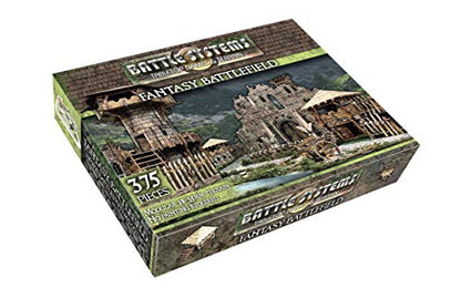 Battle Systems Fantasy Terrain Battlefield Core Set - 28-35mm DND D&D RPG Wargames Historical/Fantasy Card Scenery - style: battlefield